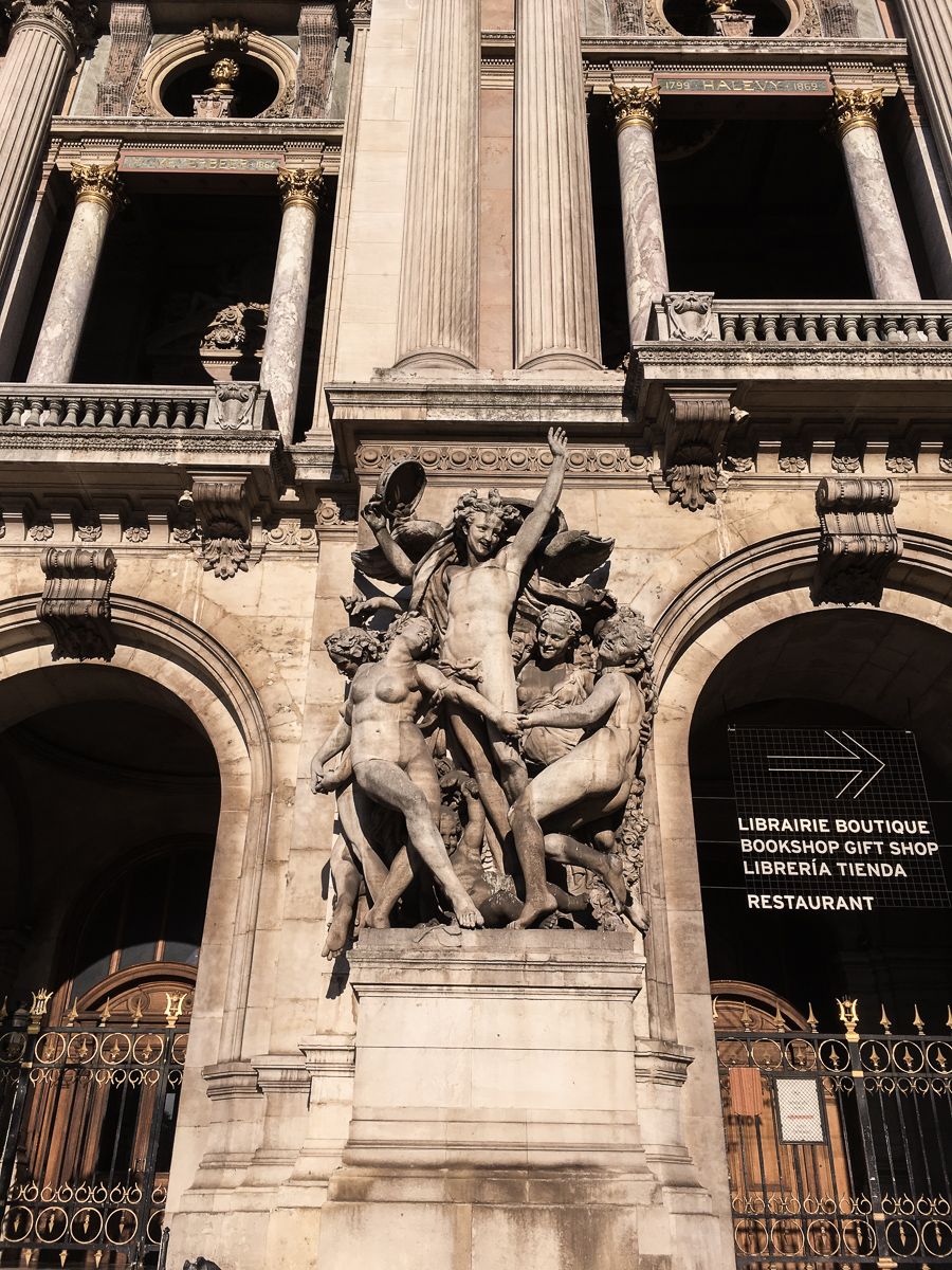 The Scandalous Statue at Palais Garnier